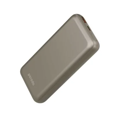 Porodo 20000Mah Aluminum Compact Power Bank Dual Output Charging
